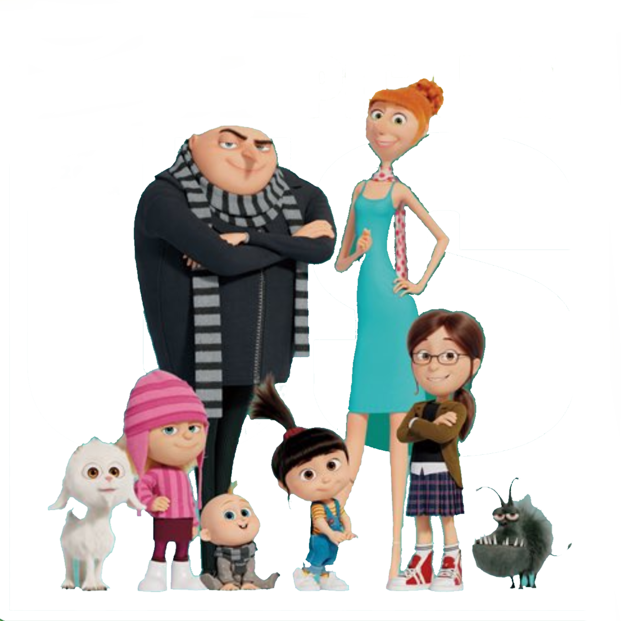 Despicable Me 4 Gru's family render by heybolol on DeviantArt