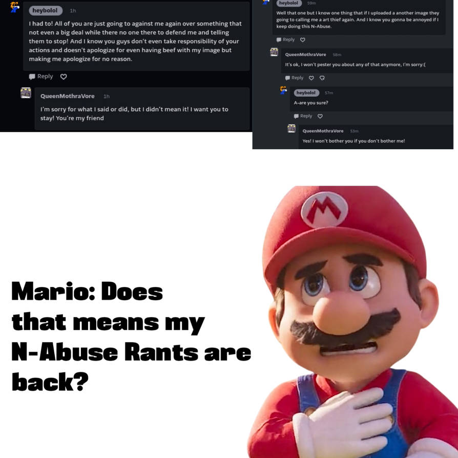 Mario's N Abuse Rants are back? by heybolol on DeviantArt