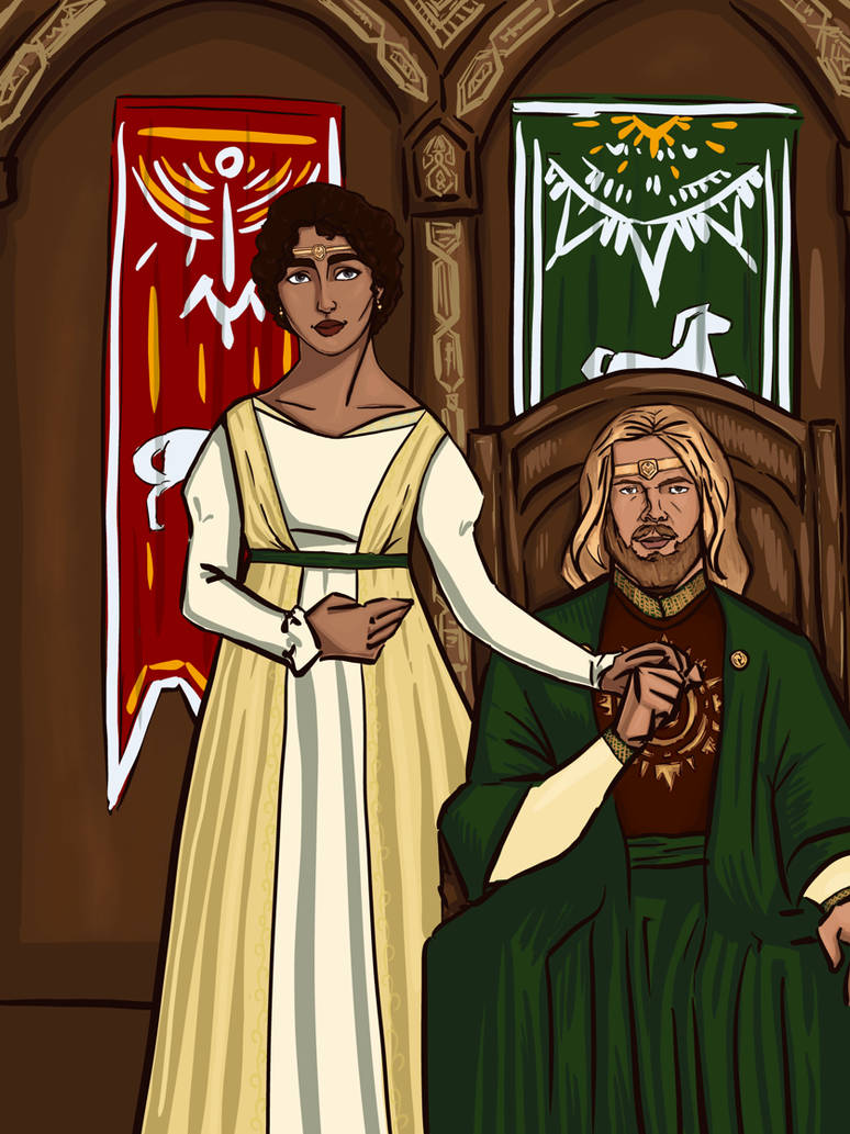 The King and Queen of Rohan by geniusincombatboots on DeviantArt