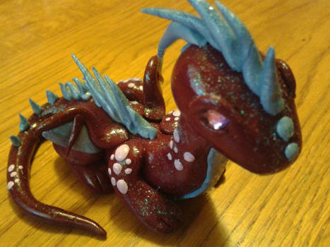 Polyclay Purple Dragon