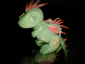 Polyclay Green Dragon