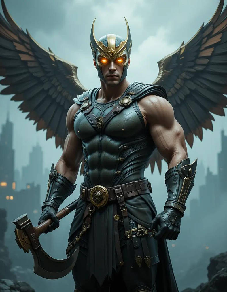 Hawkmn Hawkman by TaliesinAI on DeviantArt