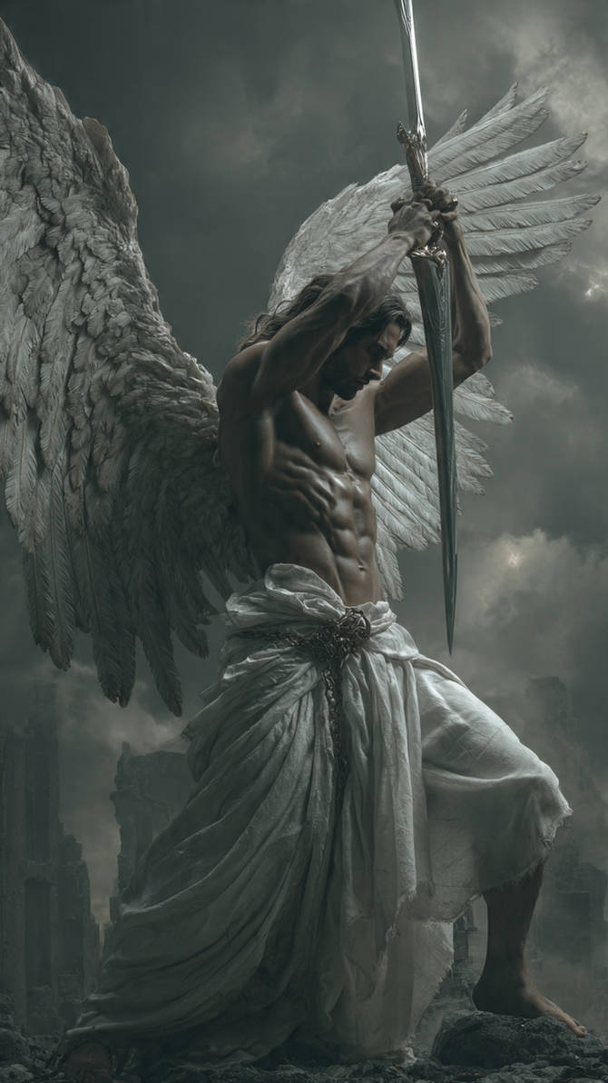Archangel Raging Raguel, Archangel of Vengeance by TaliesinAI on DeviantArt