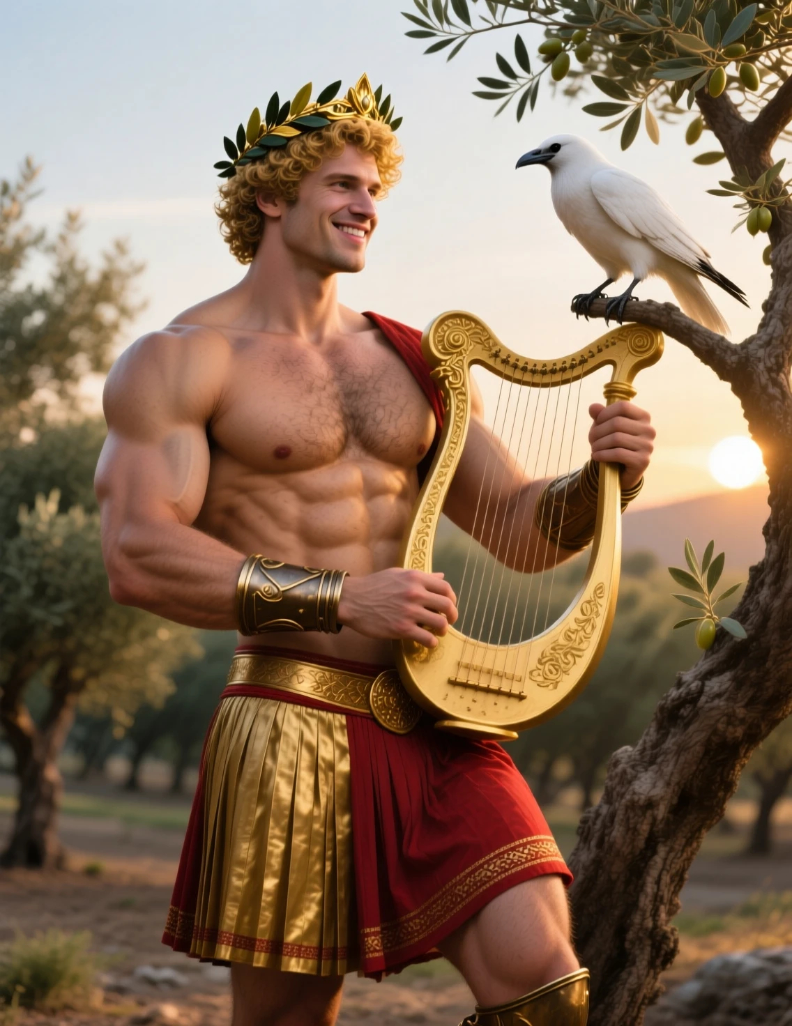 Apollo God Rivals Apollo, god of prophecy, and a raven by TaliesinAI on DeviantArt