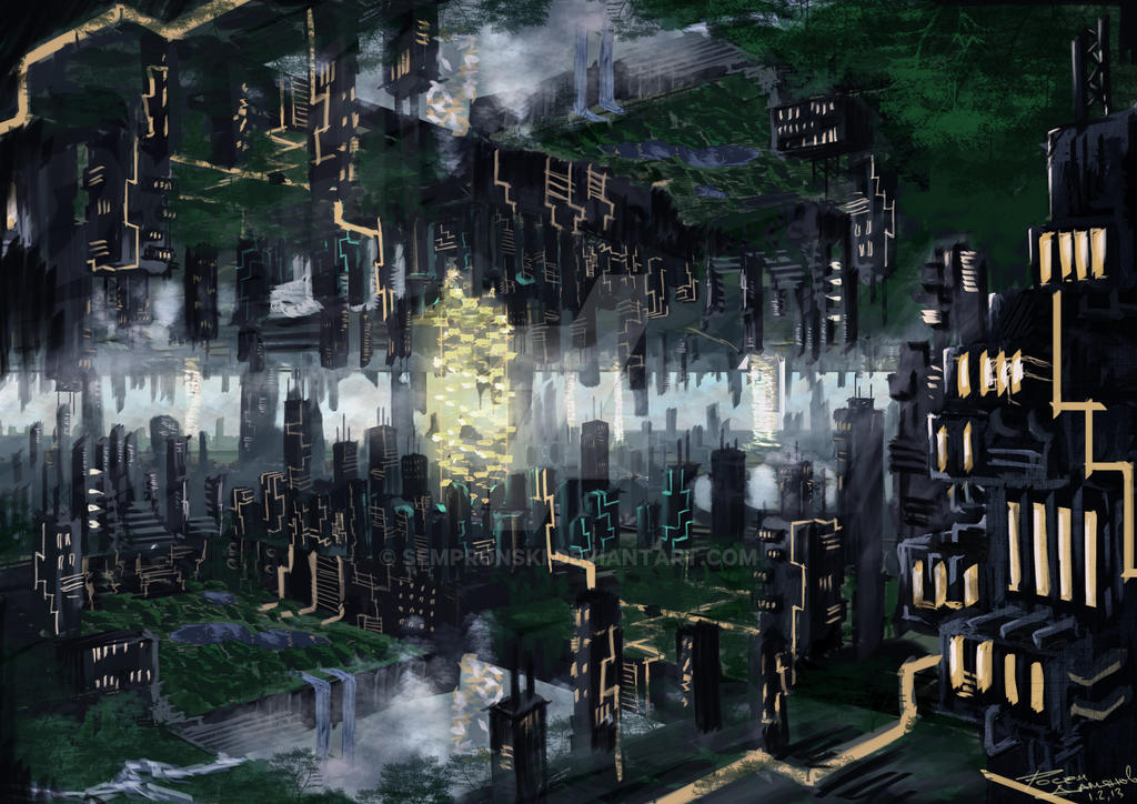 Deviantart Future Future city by Sempronski on DeviantArt