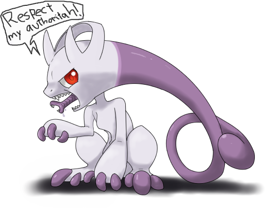 Mega Mewtwo Y and Mega Mew by icaro382 on DeviantArt