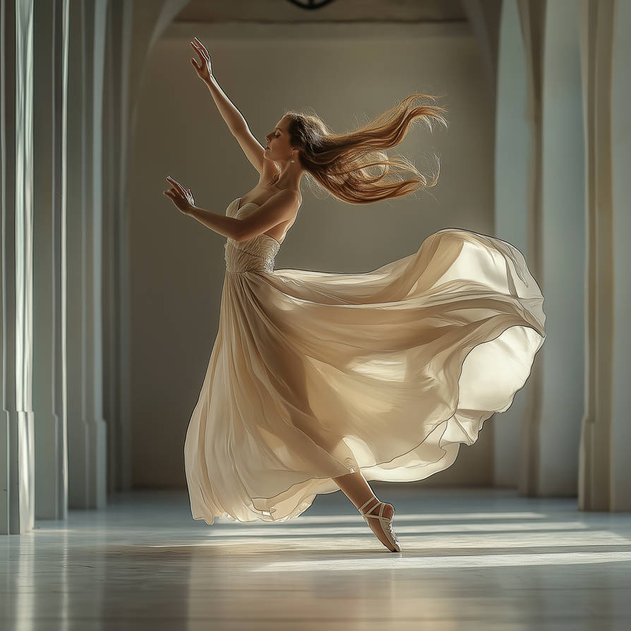 Graceful Woman Performing Classic Dance by ElCliquy on DeviantArt