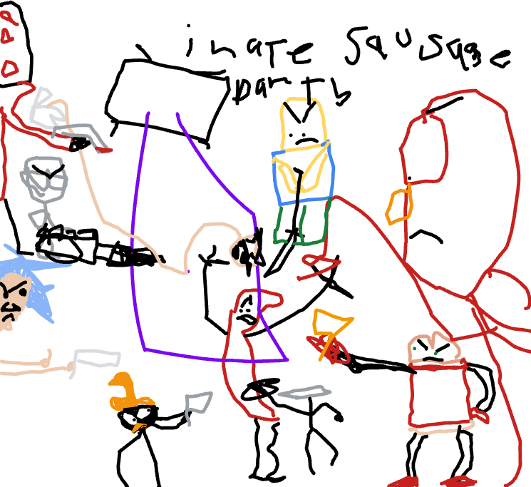 Hates Home Deviantart everyone hates sausage party by kingleesy26 on DeviantArt