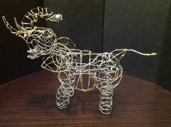 Wire Trumpeting Elephant 2