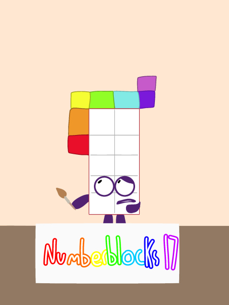 Number Lock 17 Numberblock 17 by JessaWorld324 on DeviantArt