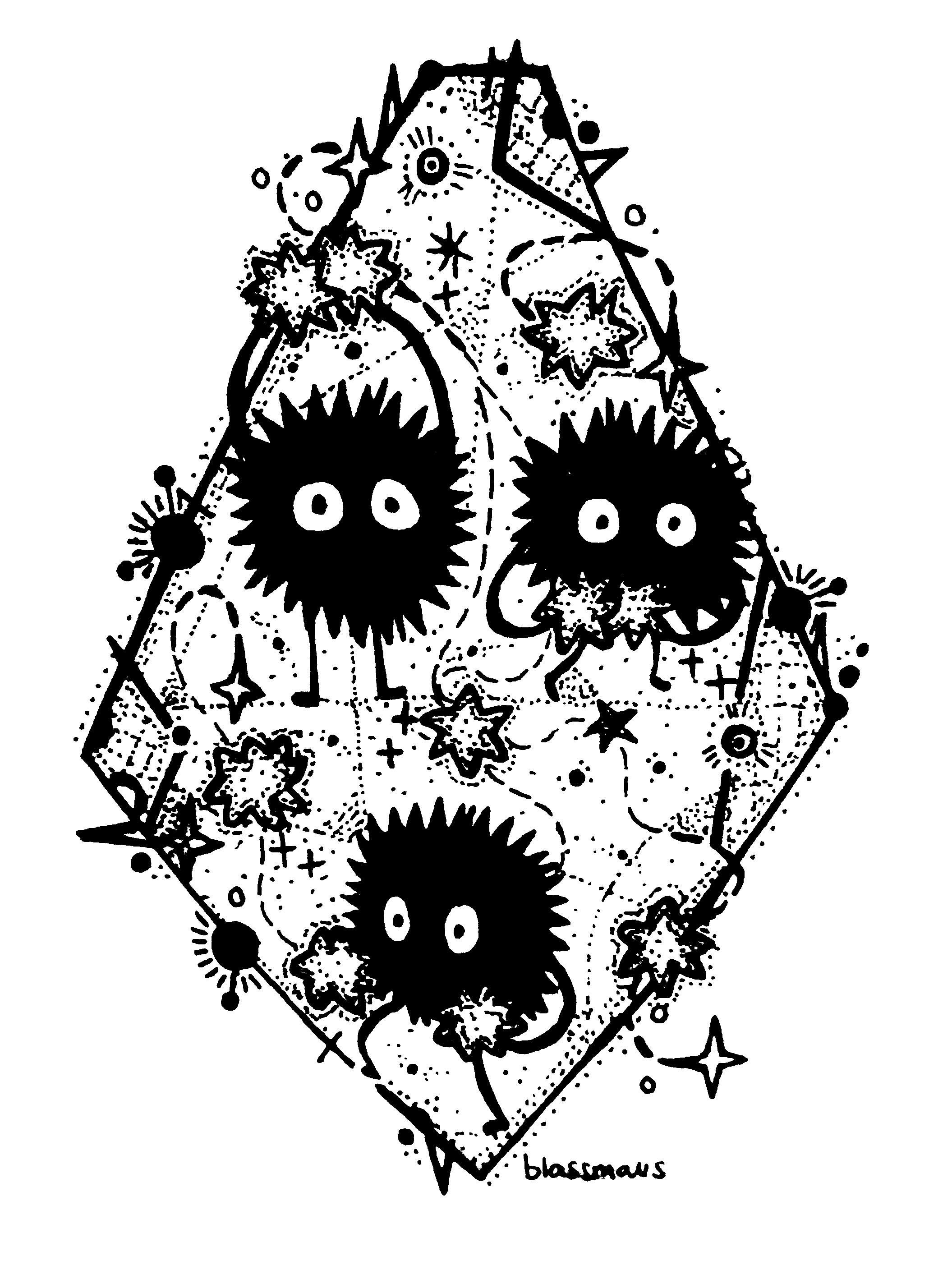 Soot Sprites (Spirited Away) by blassmaus on DeviantArt