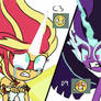 Daydream Shimmer vs Midnight Sparkle