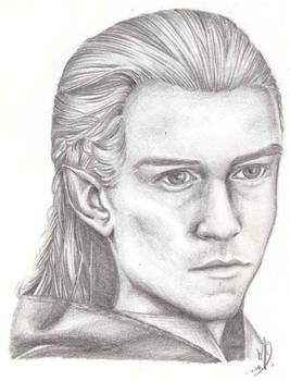 Legolas Pencil Drawing to Sena