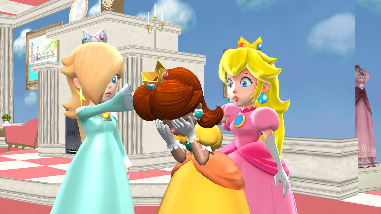 Peach, Daisy, and Rosalina in Gacha Life 2 by softmoonbow on DeviantArt