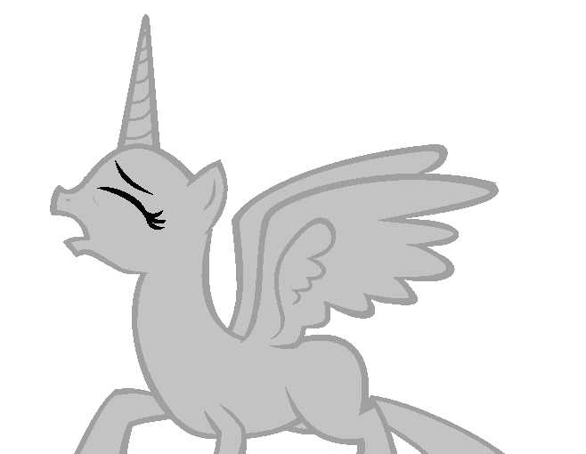 Mlp Crying Alicorn Base