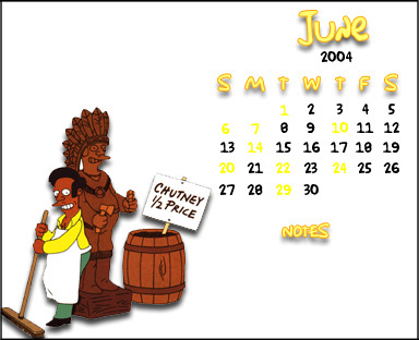 Simpson Calendar: June 2004 by rkvanilla on DeviantArt simpson-calendar-june-2004-by-rkvanilla-on-deviantart