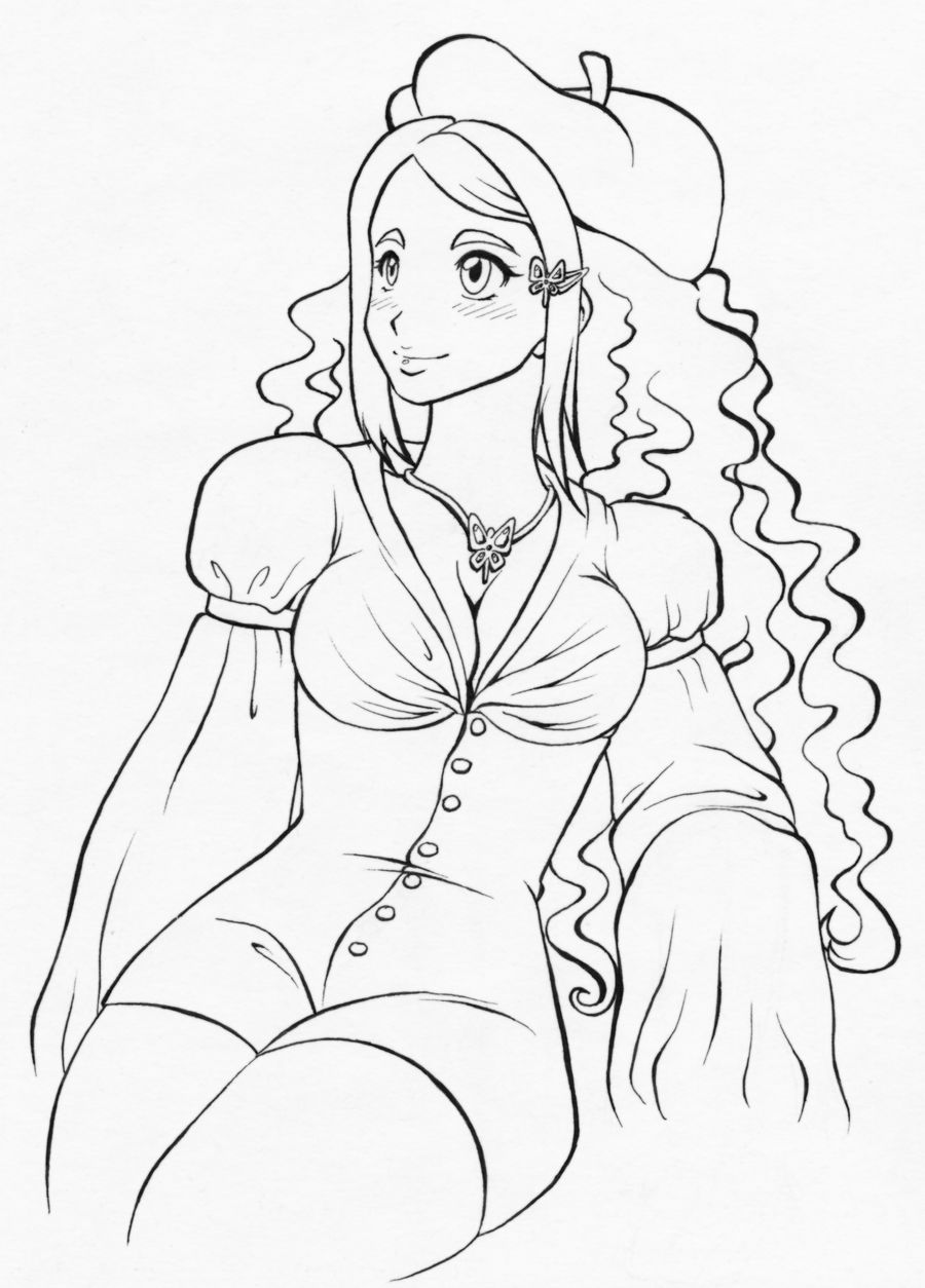 Alexandra Line Art