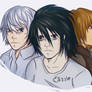 Death Note / Fanart / L, Near and Mello