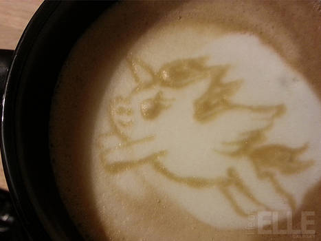 Unicorn Latte Art