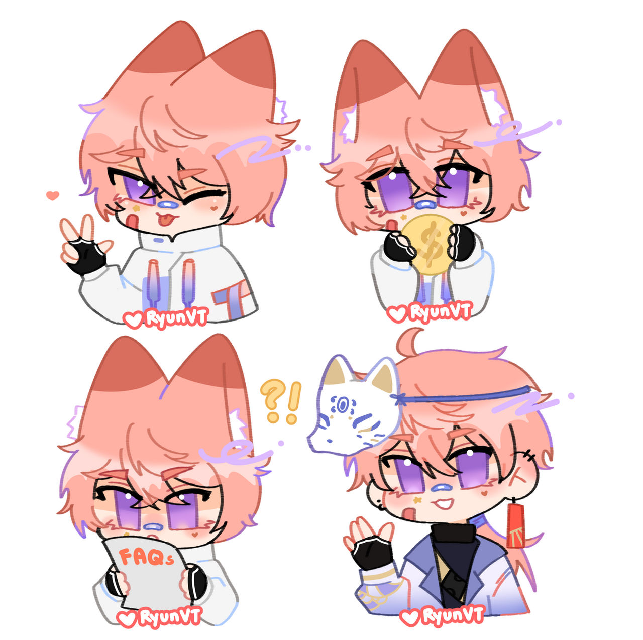 Faq Chibi Panel Twitch Panel Chibis by aiasushii on DeviantArt