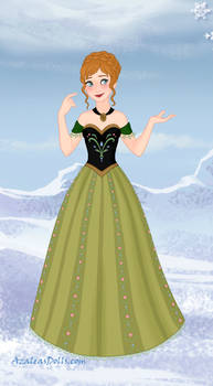 Snow Queen Maker-Anna in prom dress