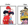 Franchises VS ~ I prefer RANMA over DRAGON BALL!