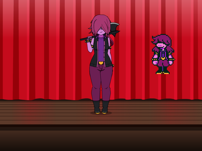 Kisekae 2 - Deltarune Susie by balloonfuckboy