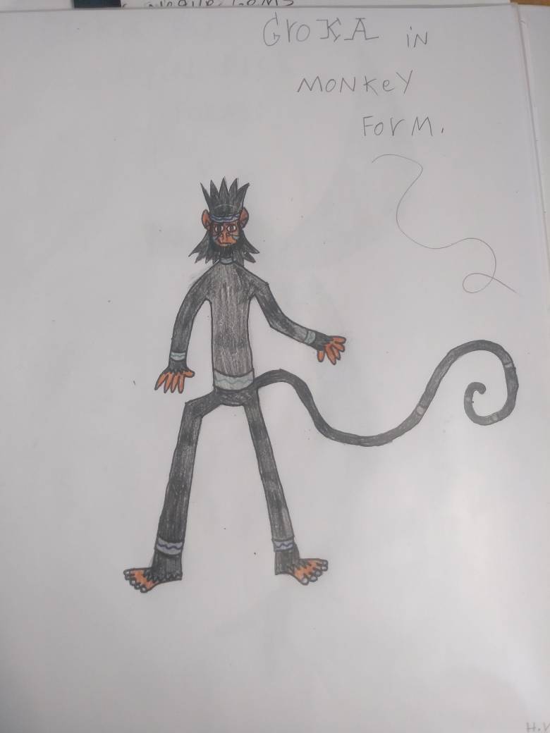 Monkey Form Deviantart Groka's monkey form. by cowstar on DeviantArt