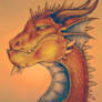 Orange Dragon Portrait: Borthus