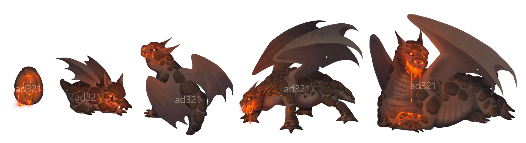 Magma dragon