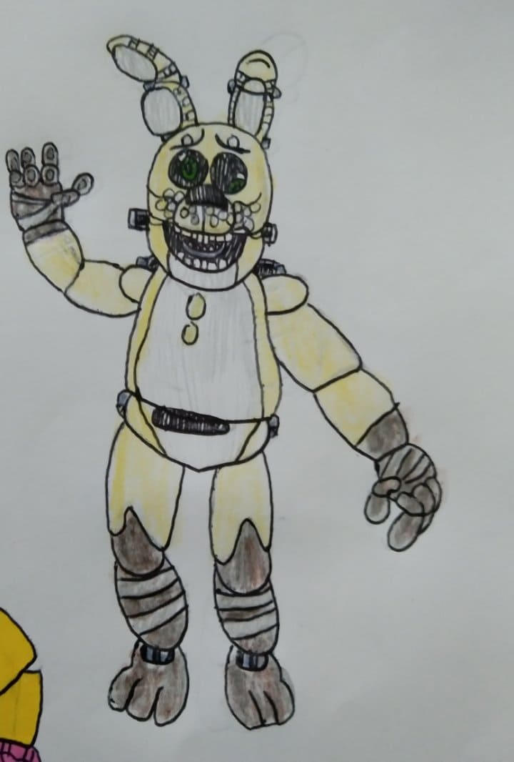Fixed Toxic Springtrap (Commission) by elikaye on DeviantArt
