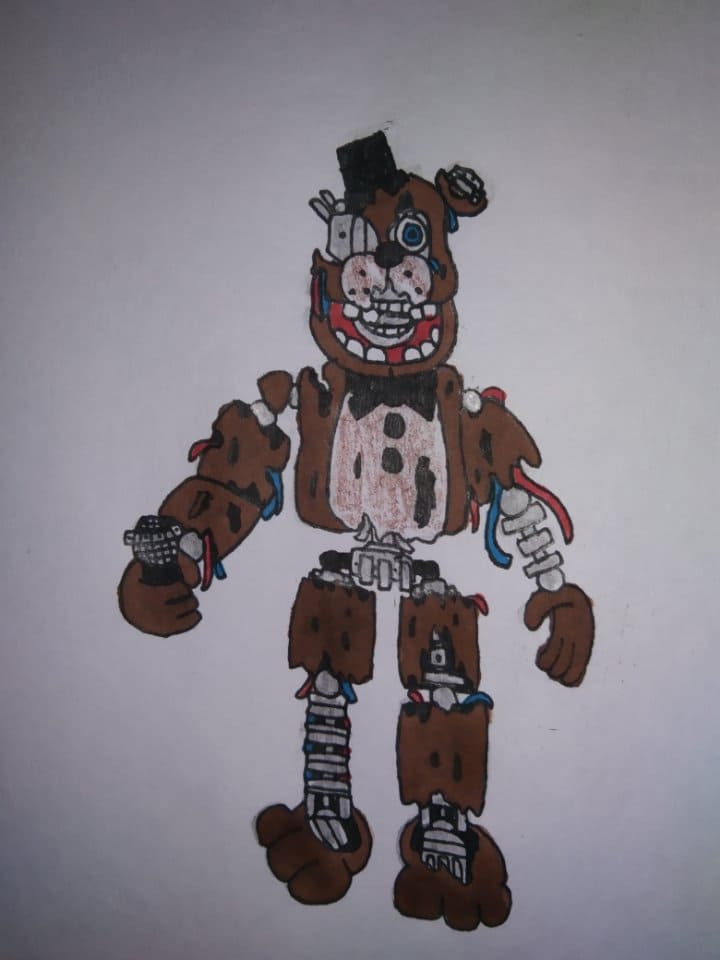 Stylized Withered Foxy- (FNaF2) by Theyseemerollan on DeviantArt