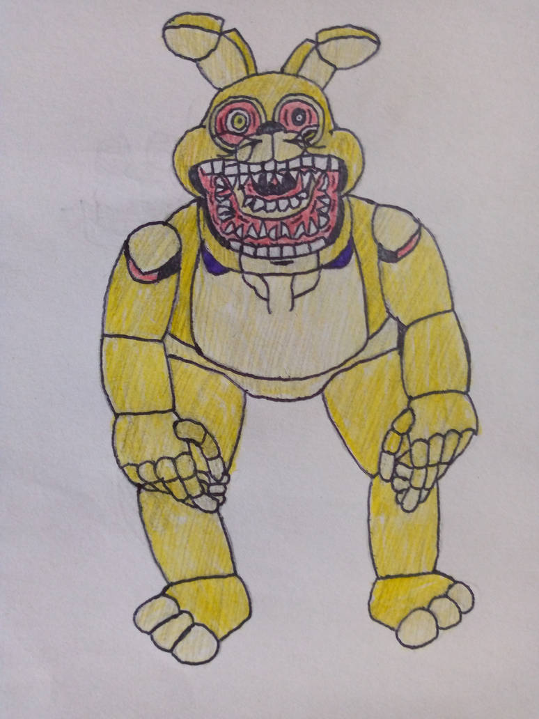 Into the Pit Spring Bonnie v3 by elikaye on DeviantArt