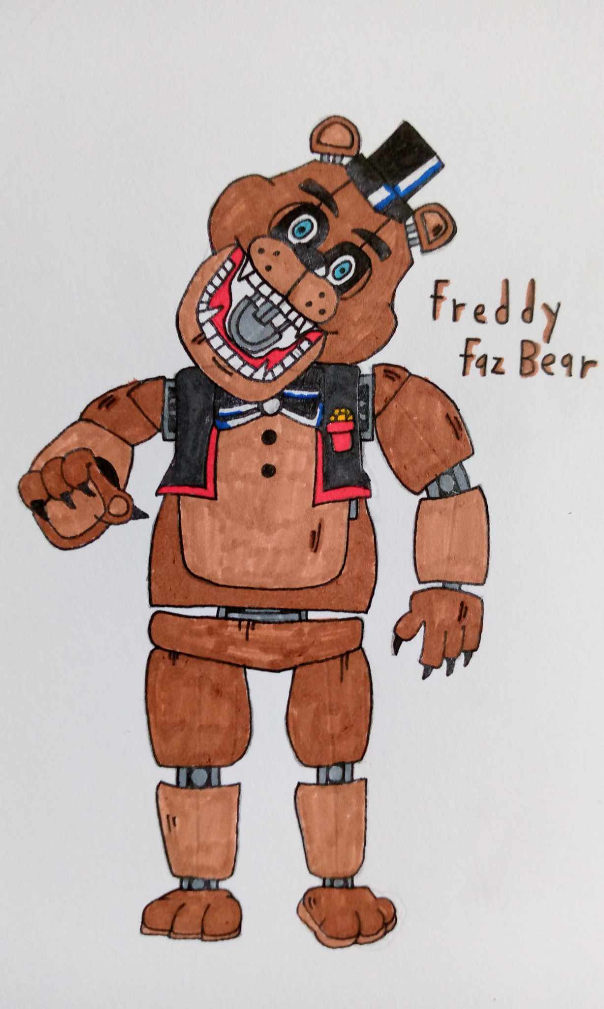 Freddy Fazbear Fnaf 1 by emirtah on DeviantArt
