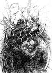 Cthulhu Cover rough Sketch