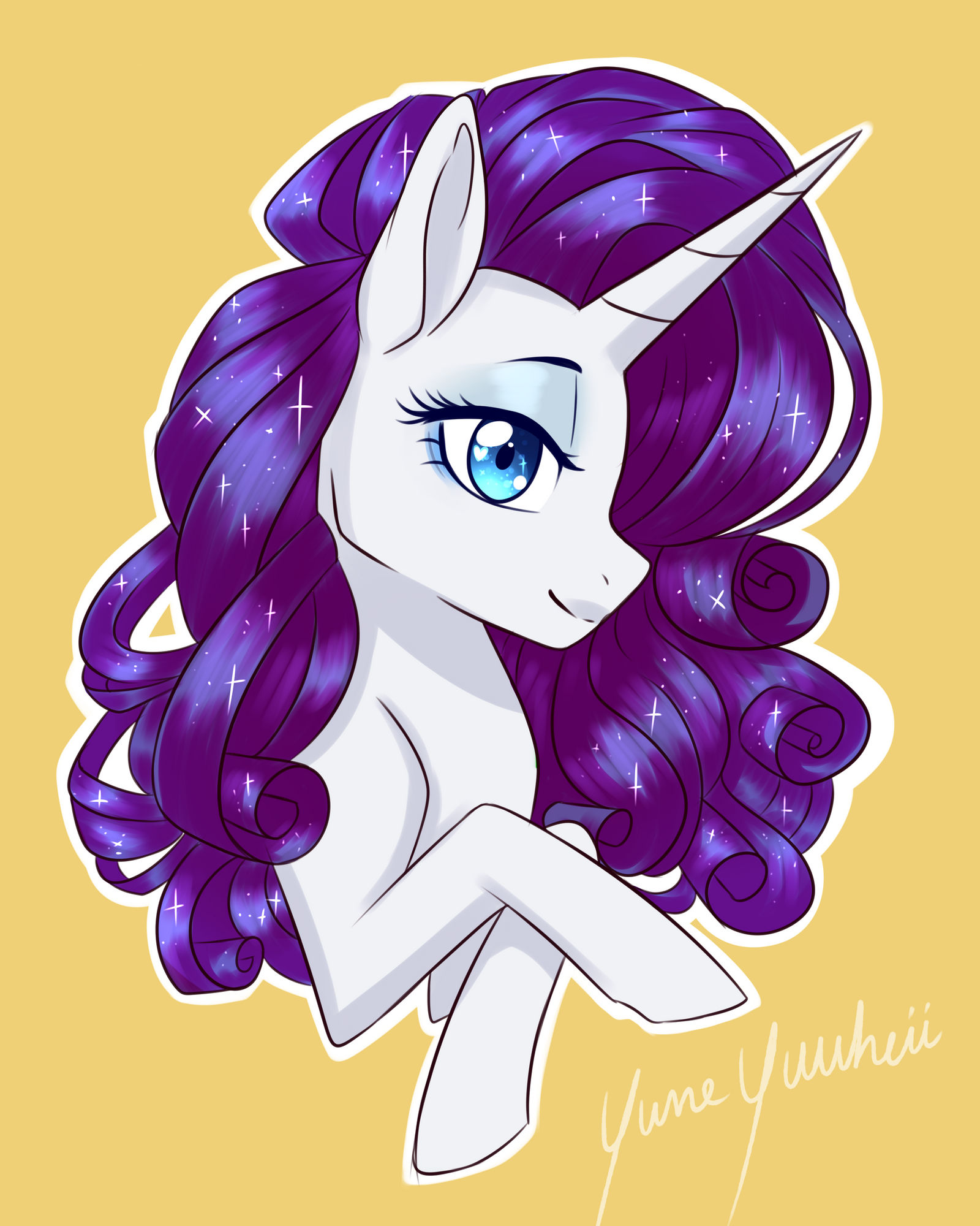 Rarity Chibi by YumeYuuheii on DeviantArt