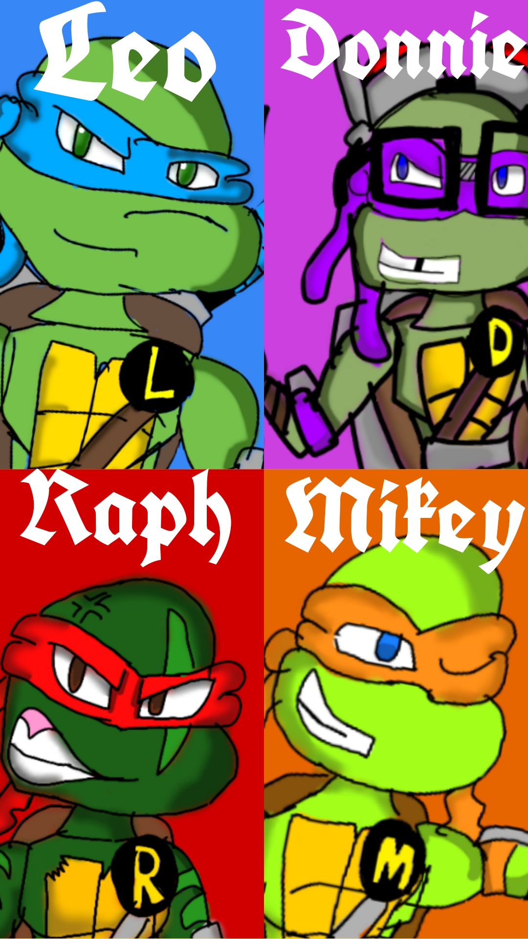 TMNT fanart in my style by fanoflightning on DeviantArt