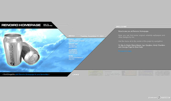 Renoiro Homepage 4-th design