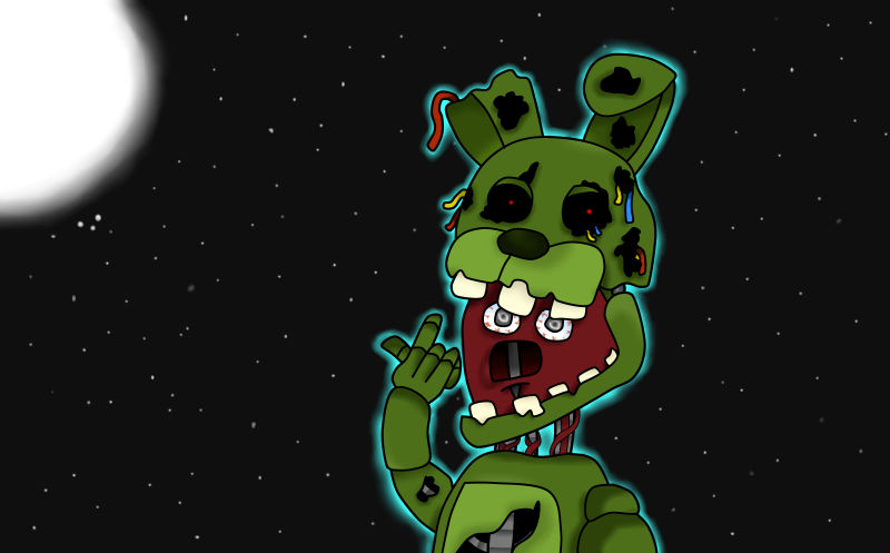 SpringTrap - Vicent Dying by FoxyD4rkPirate on DeviantArt