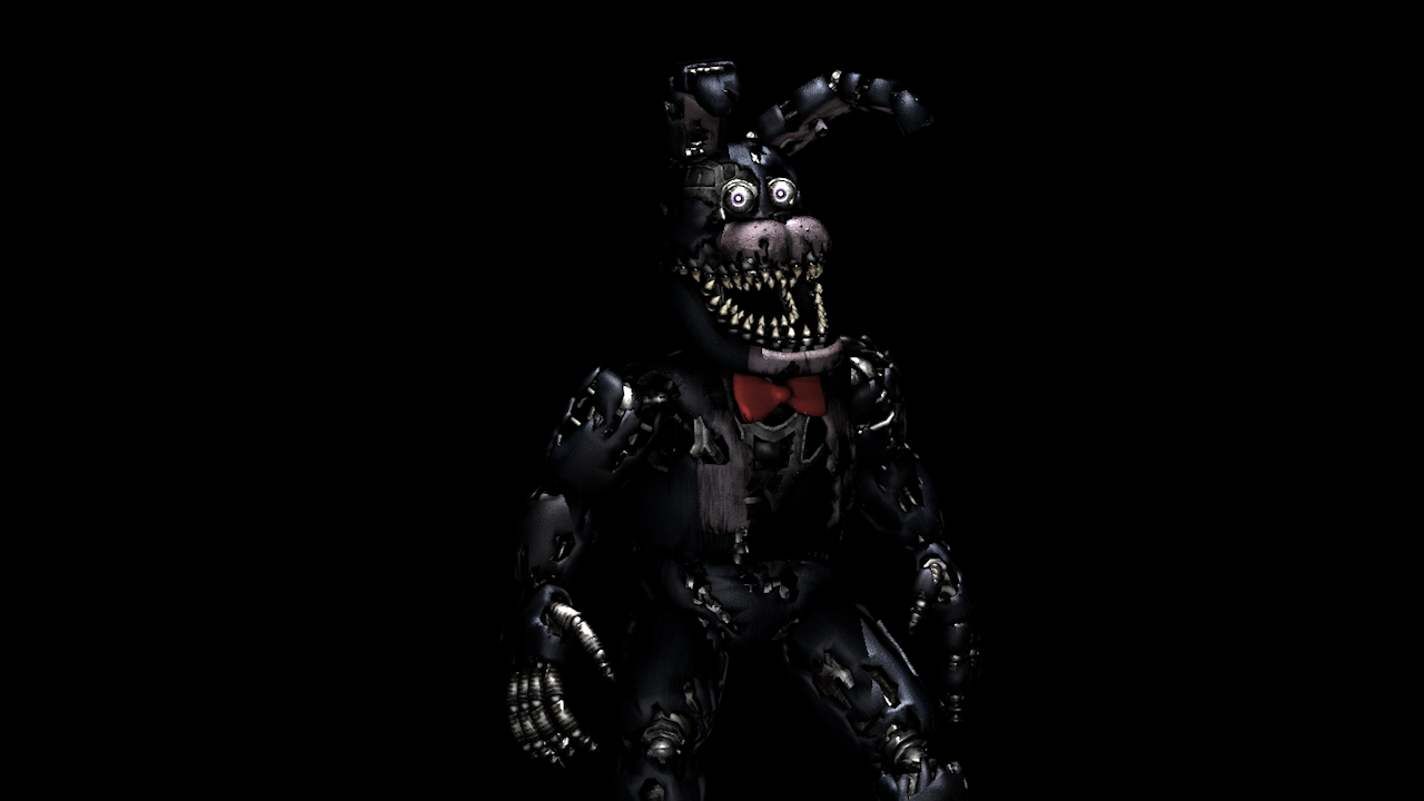 Wallpaper Nightmare Bonnie (FNAF-C4D) by TheRayan2802 on DeviantArt