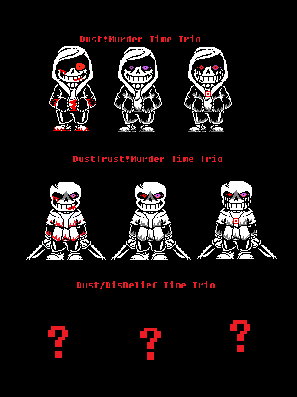 Murder Time Trio, New Undertale Fanon AU Wiki