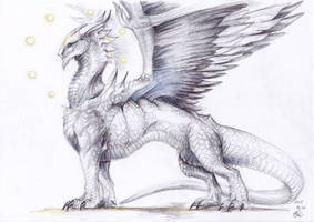 Bahamut, the Platinum Dragon