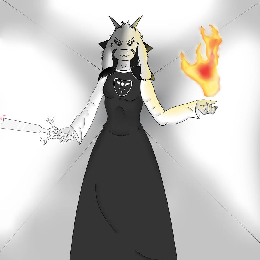 Fem!Asriel(Redrawing the old art) by G-Arts1 on DeviantArt