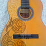 Koru Manaia Carved Guitar