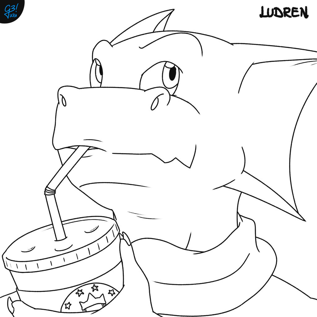 Ludren's inking | #Drakostream