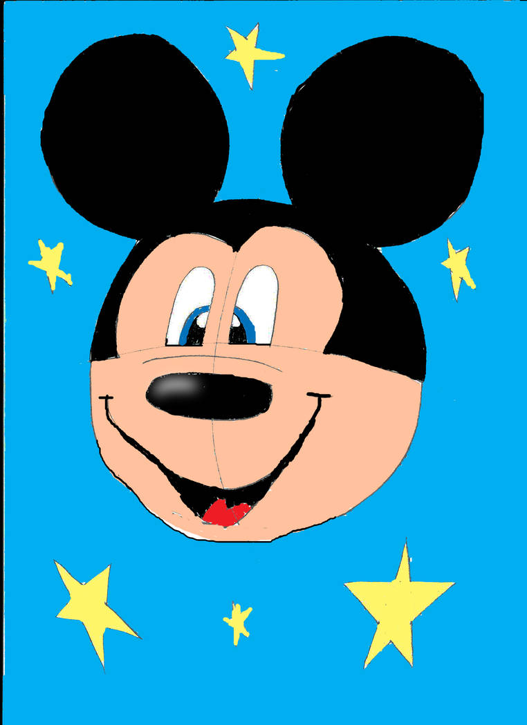 Mickey Mouse with Stars by TheKazziex on DeviantArt Mickey Mouse with Stars by TheKazziex on DeviantArt