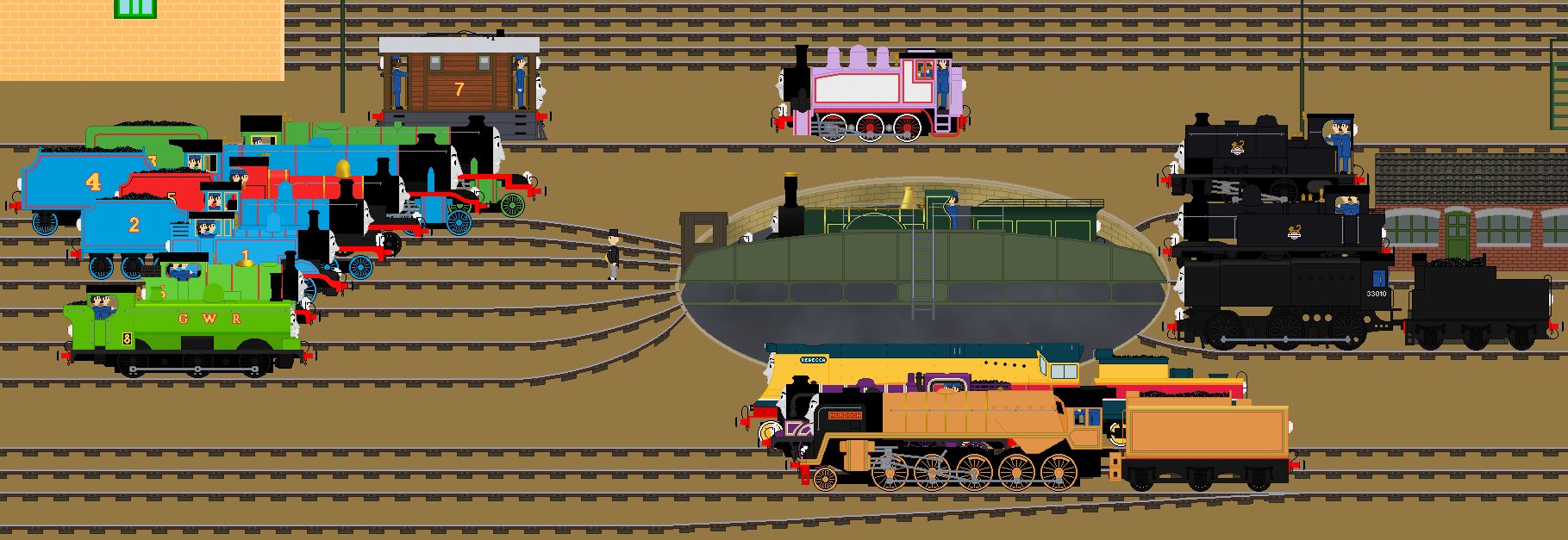 Rws Fat Controller The Fat Controller's Engines by GeoAvataredCreature3 on DeviantArt