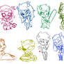 Homestuck Trolls Sketches