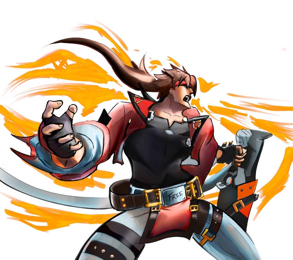 Sol Badguy from Guilty Gear Strive by TheebArts on DeviantArt