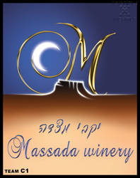 Massada winery brand - poster